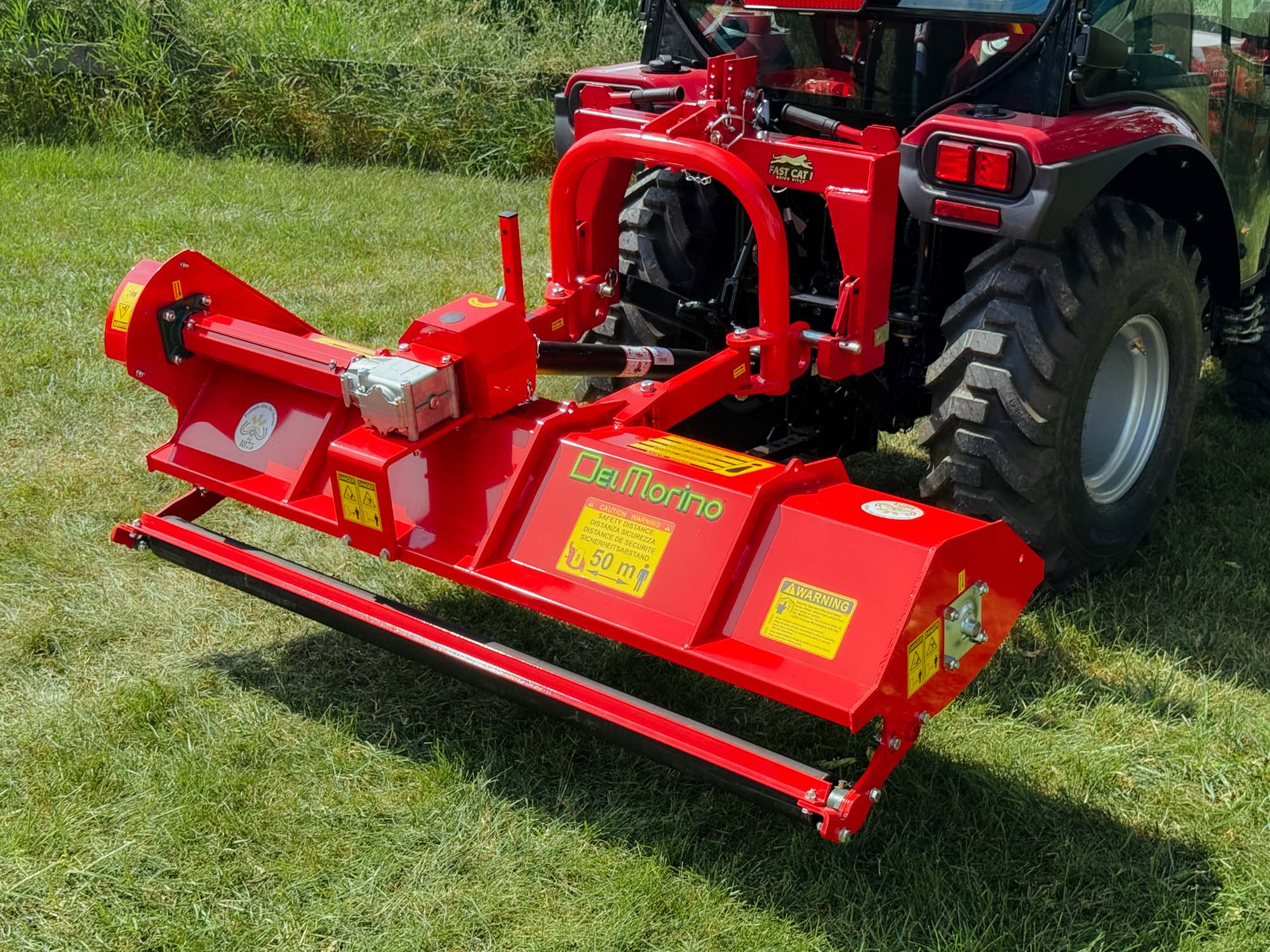 Del Morino Funny Top Offset Flail Mower