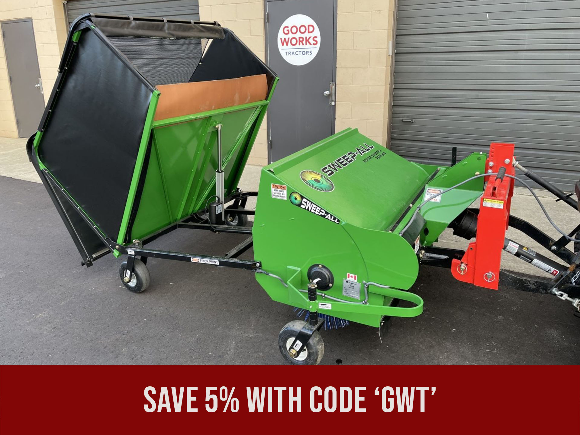 Turf Power Sweeper by Sweep-All