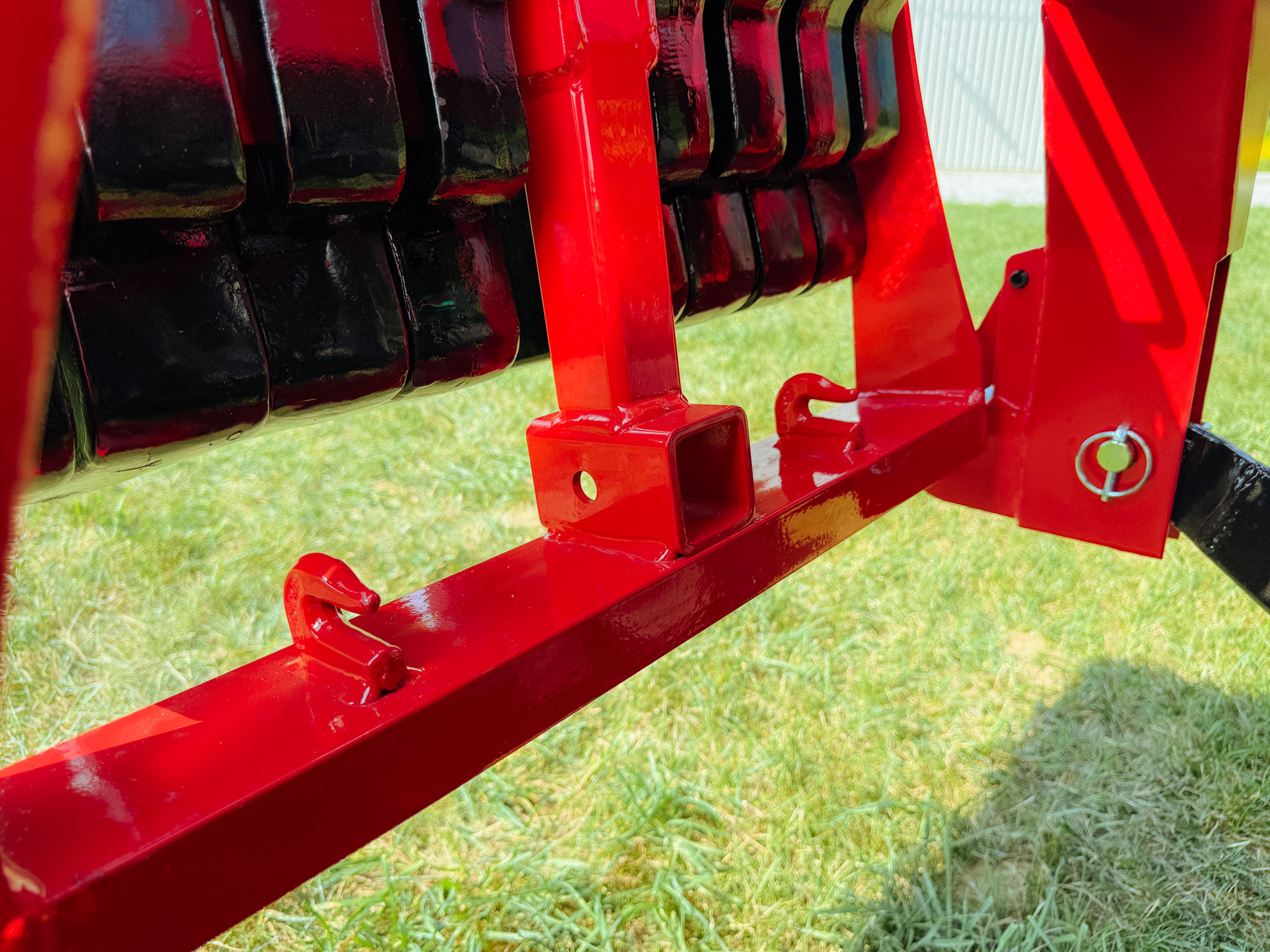 Welded Chain Hooks and 2 Inch Receiver on VersaBracket