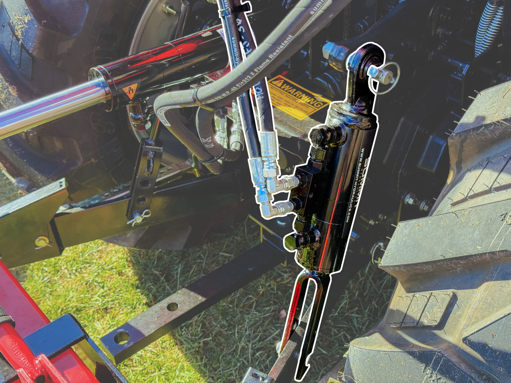 Hydraulic Side Link for Tractor 3-Point (Summit Hydraulics Tilt Kit)