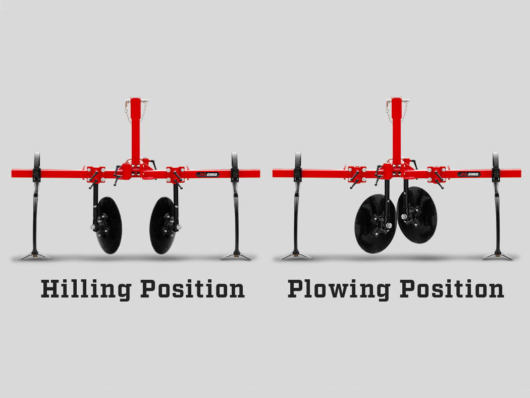 Two positions for one attachment