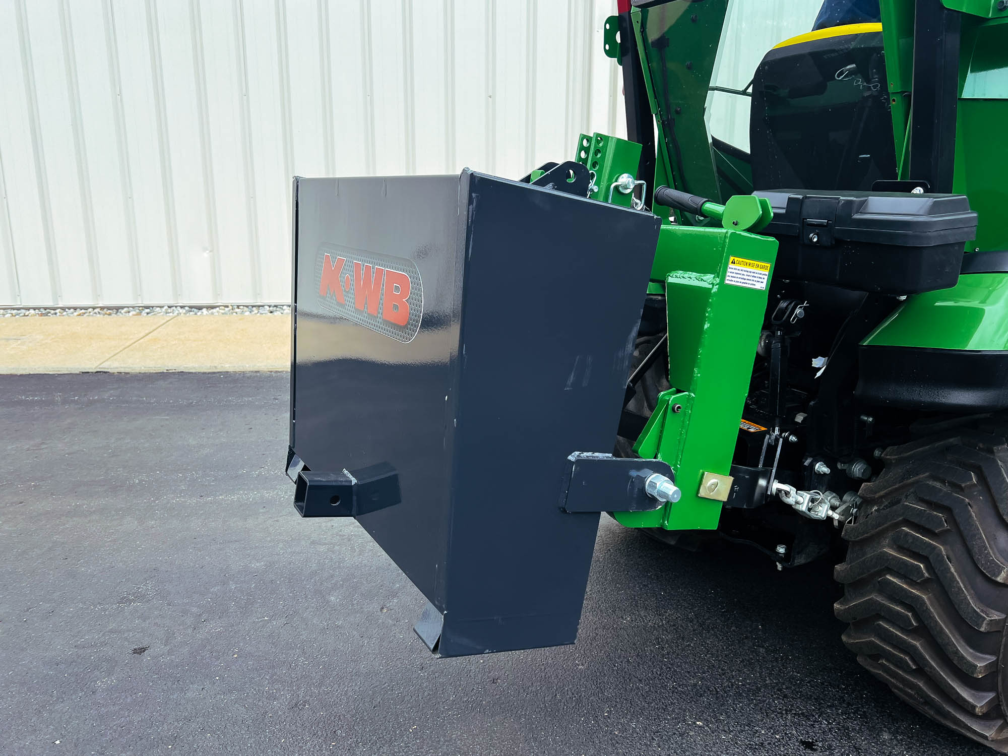 MK Martin Ballast Box on Quick Hitch