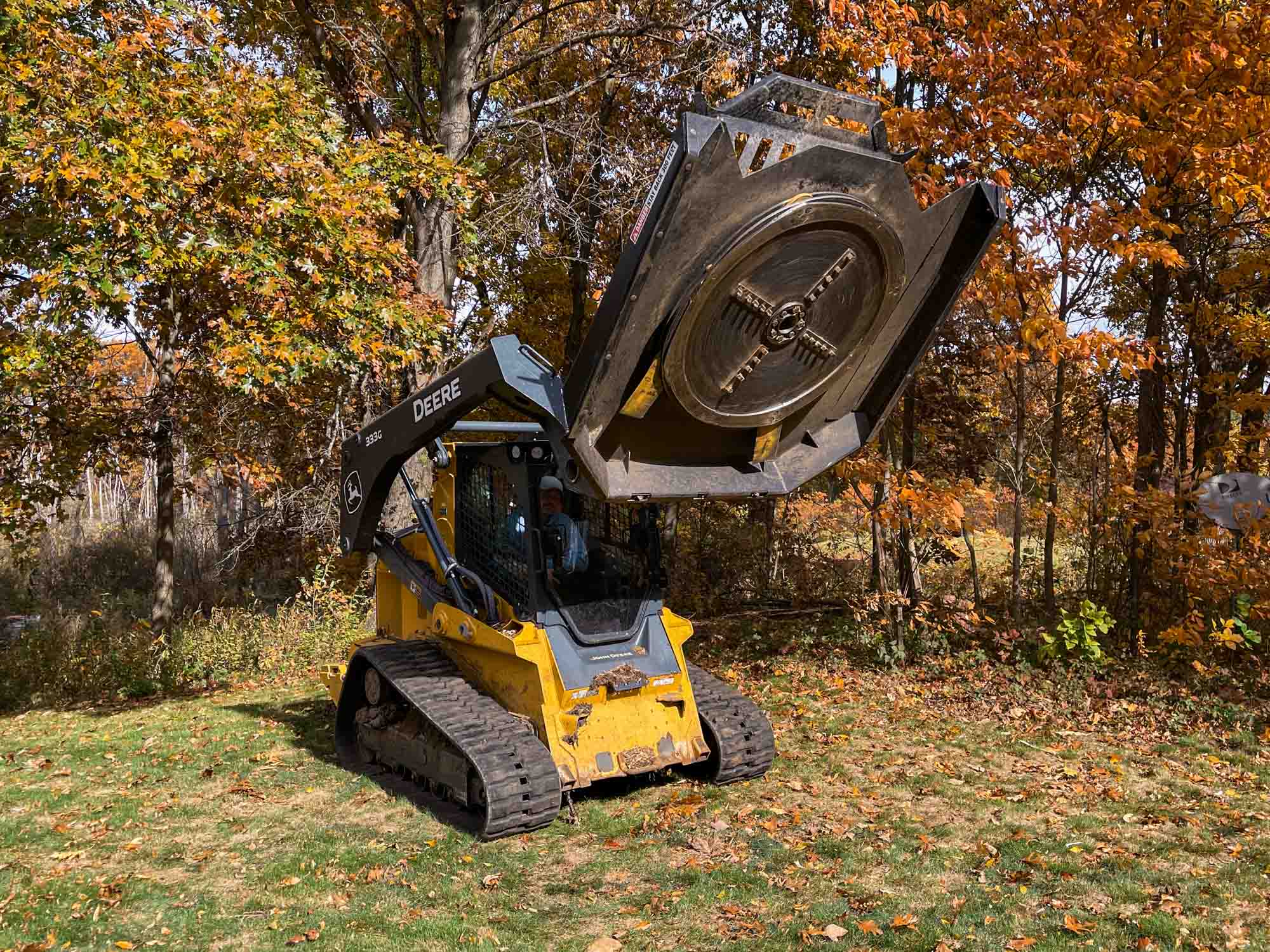 Underside of Sever Duty Brush Cutter