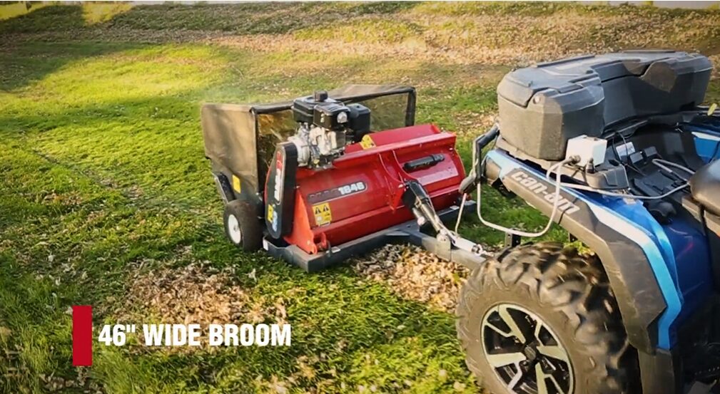 Lawn Sweeper with 46" broom