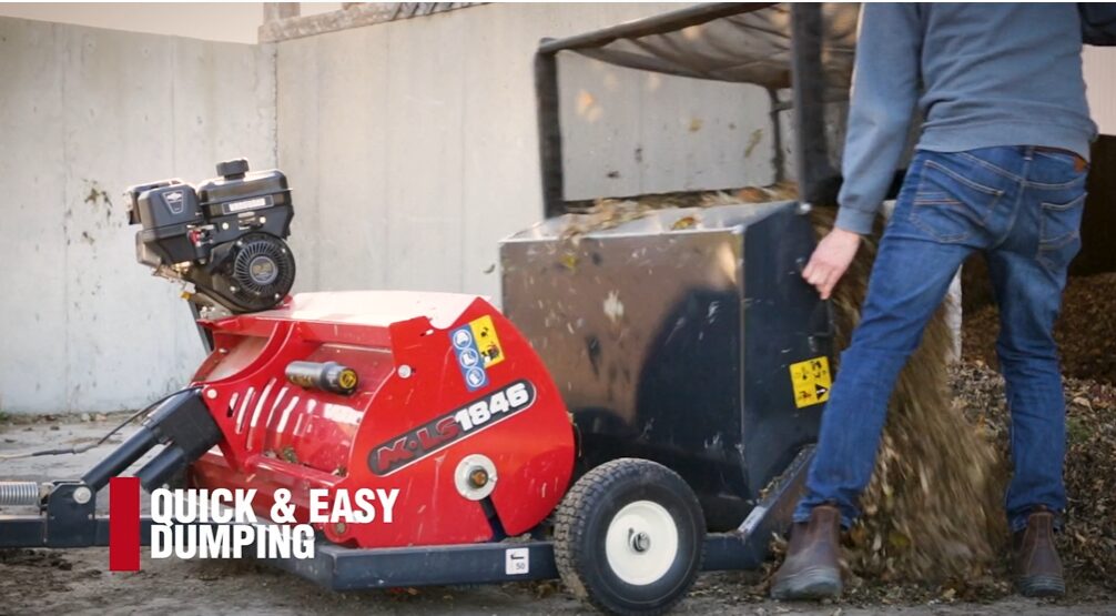 Pull-Behind Lawn Sweeper