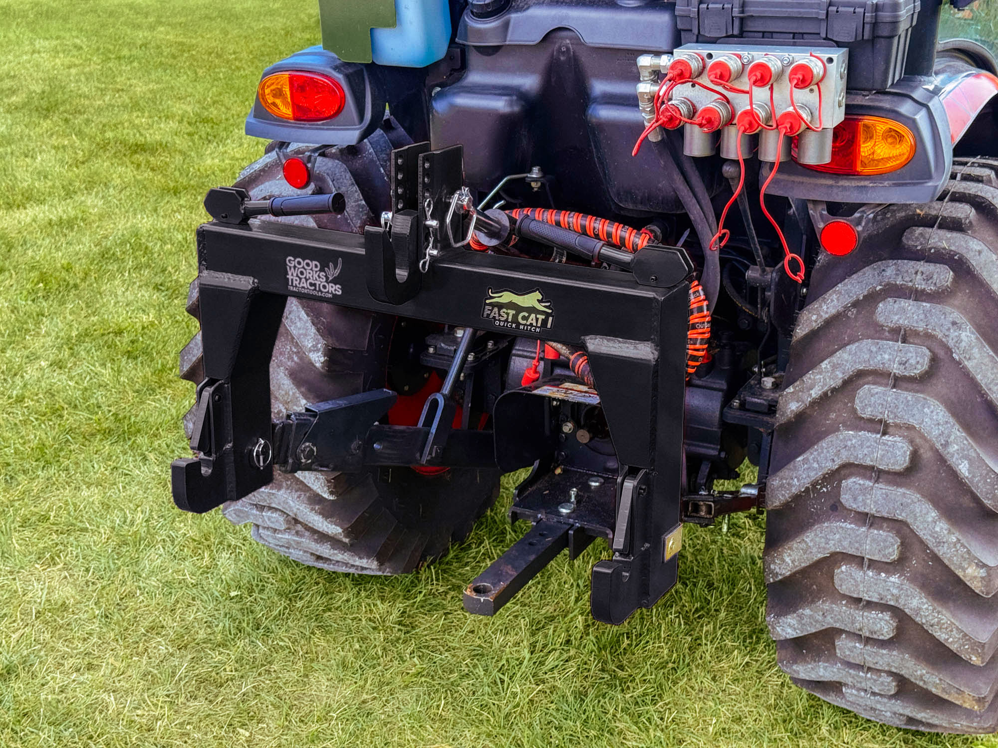 GWT Fast Cat I in Black (3-Point Quick Hitch)