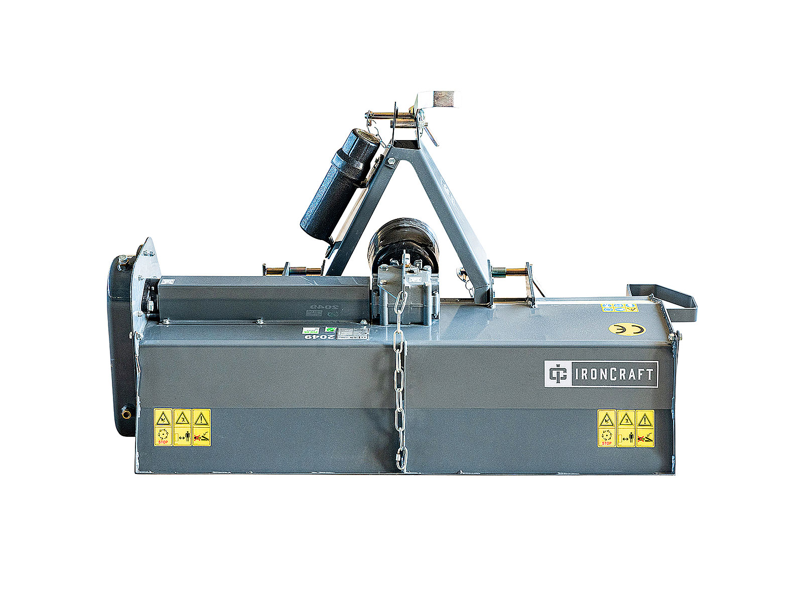 IronCraft FMA Chain-Drive 3-Point Tiller, Rear View