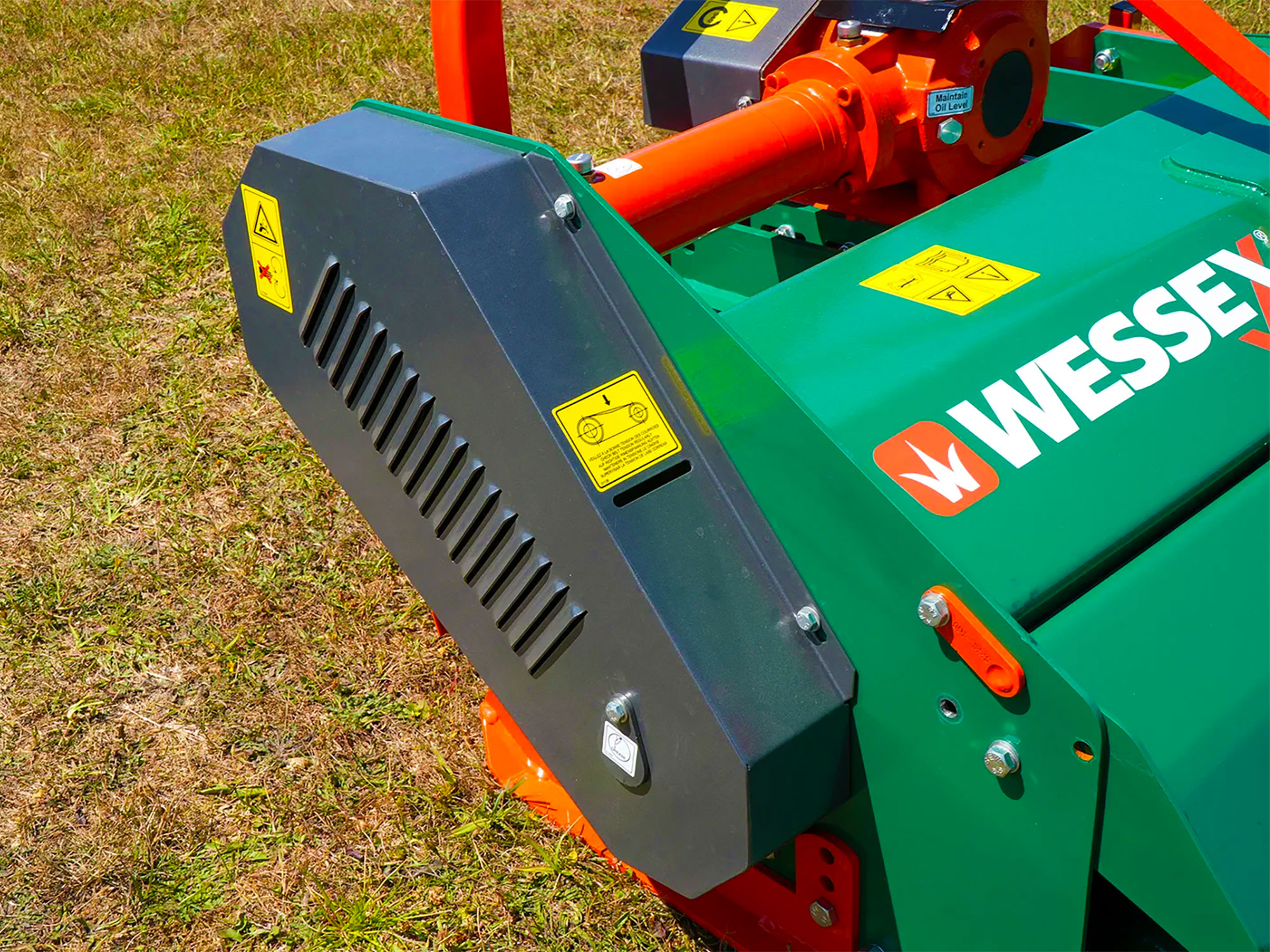 Belt Cover for WFE Flail Mower
