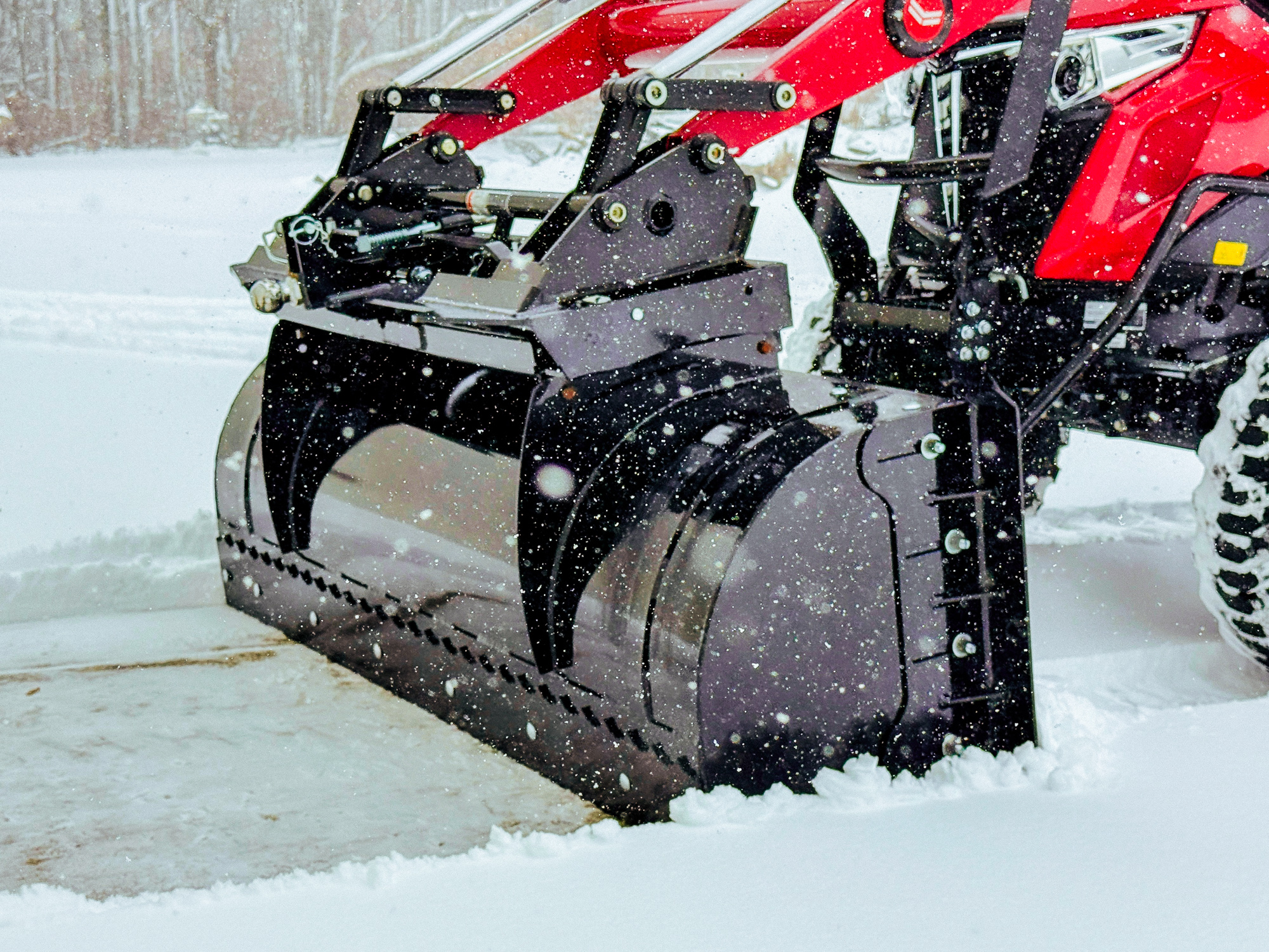 Backdragging snow with GWT Versapusher