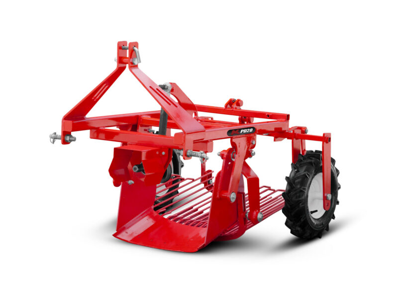 MK Martin 3-Point Potato Digger, Front View